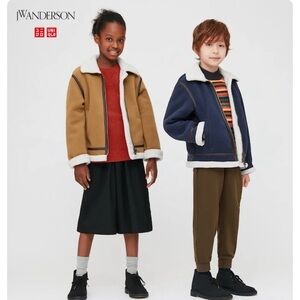 Kids' Uniqlo x JW Anderson Boa Fleece Mouton Jacket